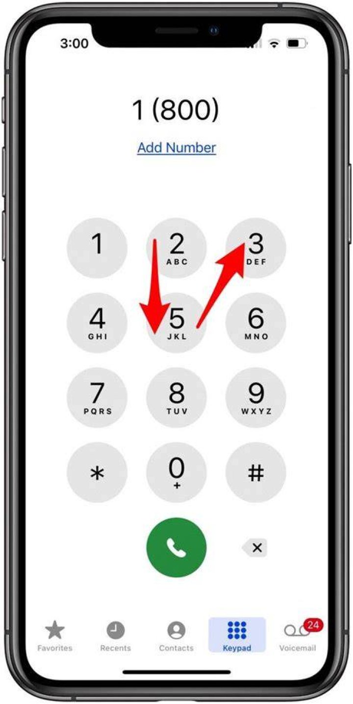 How do I get the dial pad on my Iphone?