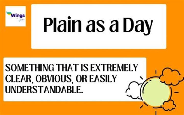 What does as plain as a pikestaff meaning?
